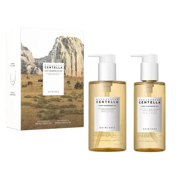 SKIN1004 Madagascar Centella Light Cleansing Oil Set Korean 6.76oz & 10.14oz Deal Society