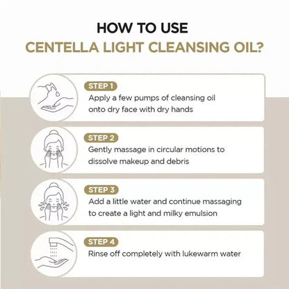SKIN1004 Madagascar Centella Light Cleansing Oil Set Korean 6.76oz & 10.14oz Deal Society