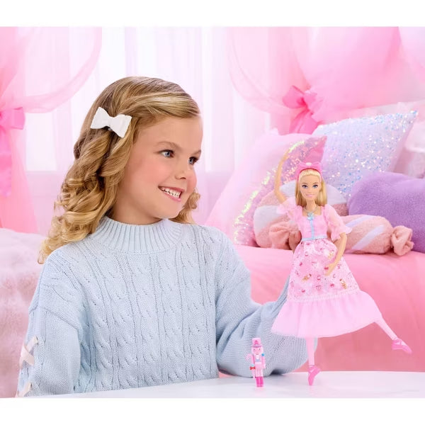 Barbie in the Nutcracker Clara Ballerina Doll with Toy Nutcracker Barbie