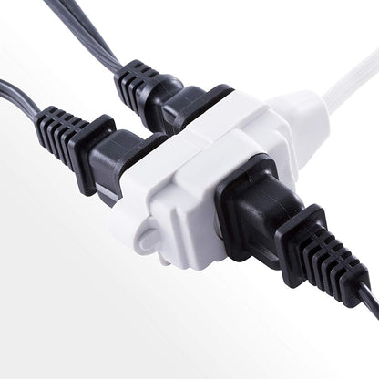 6 Pack - Total Home 3-Outlet Indoor Extension Cord 9 Ft White Total Home