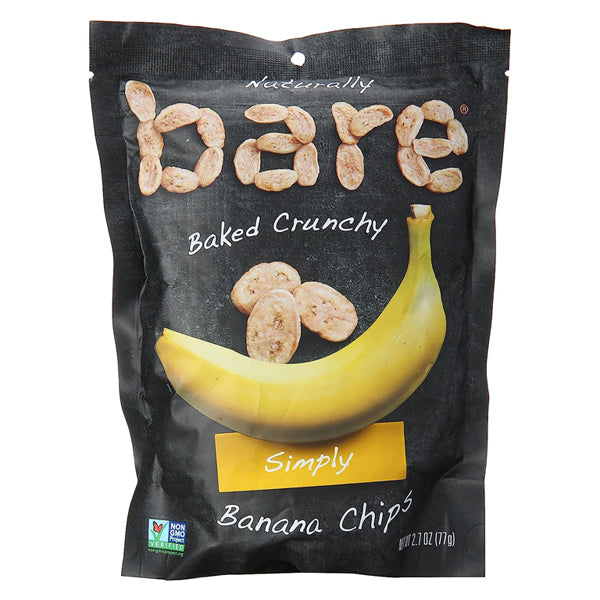 12 Pack - Bare Baked Fruit Simply Banana Chips 2.7 Oz