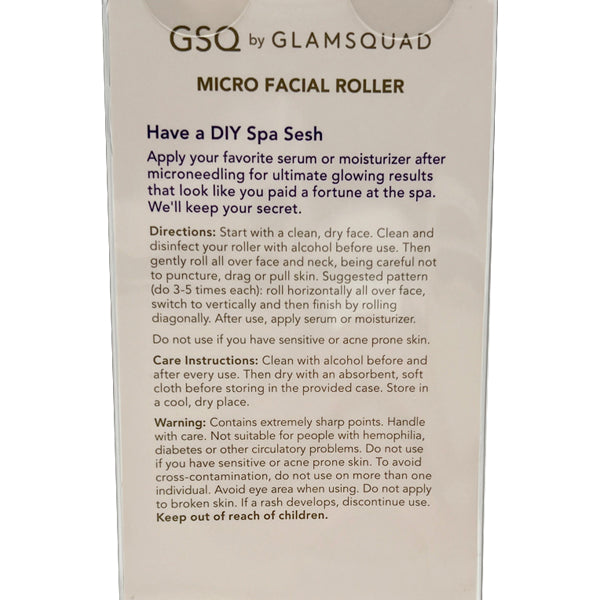 2 Pack - GSQ by Glam squad Micro Facial Roller