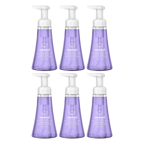 6 Pack - Method French Lavender Foaming Hand Soap 10 Fl Oz