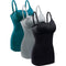 3 Pack Womens Nursing Tank Tops Built in Bra for Breastfeeding Maternity Large Size