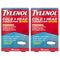 2 Pack - Tylenol Cold + Head Congestion Severe Medicine Caplets 24 Count