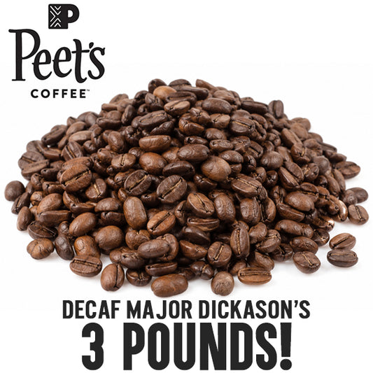 3 Pounds - Peet's Coffee Whole Bean Decaf Major Dickason's Coffee Peet's Coffee
