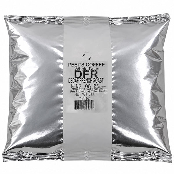 3 Pounds - Peet's Coffee Whole Bean Decaf French Roast Coffee Peet's Coffee