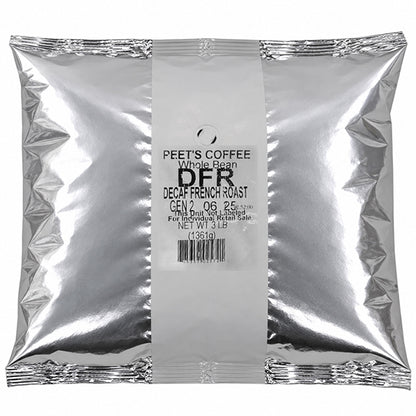 3 Pounds - Peet's Coffee Whole Bean Decaf French Roast Coffee Peet's Coffee