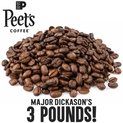 3 Pounds - Peet's Coffee Major Dickason's Blend Dark Roast Whole Bean Coffee Peet's Coffee