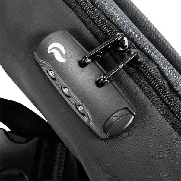 Skunk Drifter Small Crossbody Bag 100% Smell & Weather Proof Carbon Lining - Metal Gray