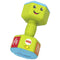 Fisher-Price Laugh & Learn Baby To Toddler Toy Countin’ Reps Dumbbell Rattle
