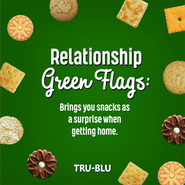 6 Pack - Tru-Blu Duplex Cookies with Chocolate & Vanilla Cream 12oz Tru-Blu