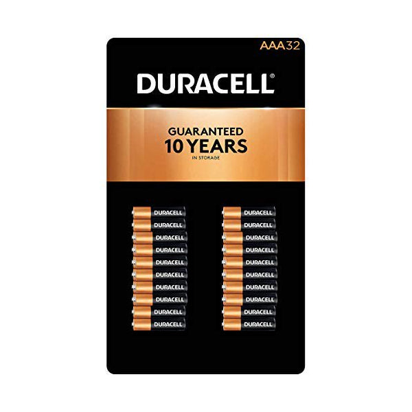 Duracell Batteries Alkaline AAA 32 Batteries