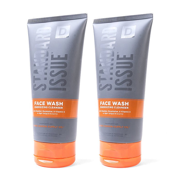 2 Pack - Duke Cannon Standard Issue Face Wash Energizing Cleanser 6oz