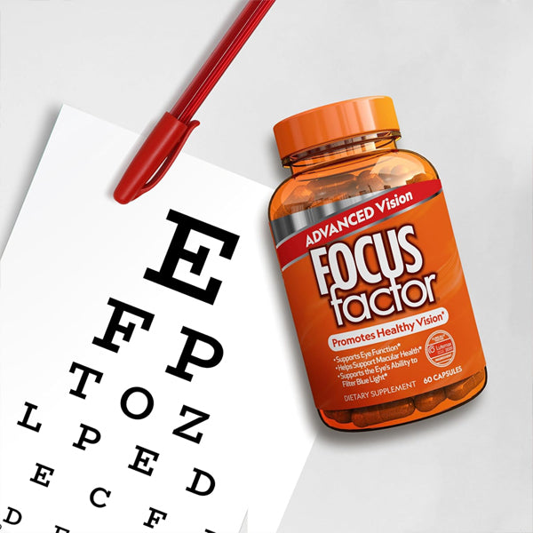 Focus Factor Advanced Vision Supplement for Eye Health Formula 60 Count