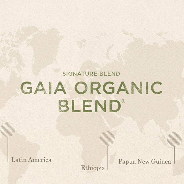 3 Pounds - Peet's Coffee Whole Bean Gaia Organic Blend Dark Roast Coffee Peet's Coffee