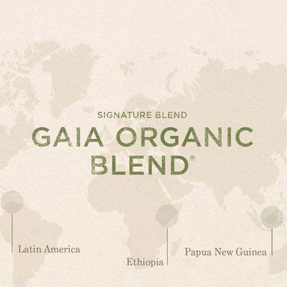 3 Pounds - Peet's Coffee Whole Bean Gaia Organic Blend Dark Roast Coffee Peet's Coffee