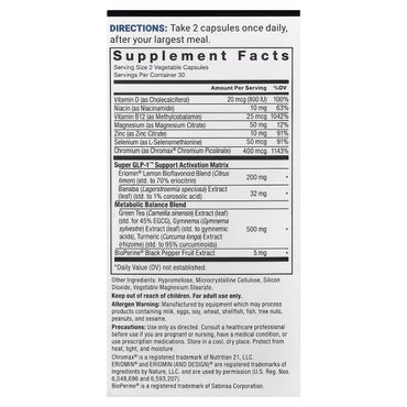 Force Factor Super GLP-1 Support, 60 Vegetable Capsules Force Factor