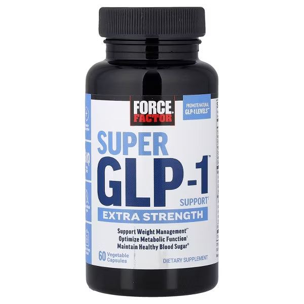 Force Factor Super GLP-1 Support, 60 Vegetable Capsules Force Factor