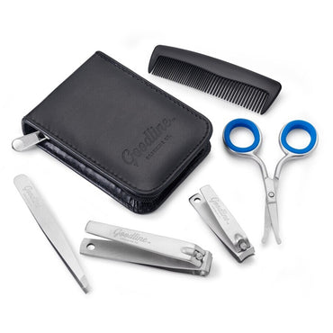 Goodline Premium Men's Grooming Kit with Zippered Travel Case