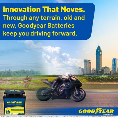 Goodyear GYTX30L 12V 32AH 400CCA Rechargeable High-Performance SLA AGM Battery Good Year
