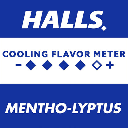 HALLS Cough and Throat Relief Mentho-Lyptus Cough Drops 20 Sticks of 9 180 Total