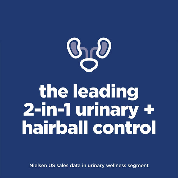 Hill's Science Diet Adult Urinary & Hairball Control Chicken Dry Cat Food 15.5lbs