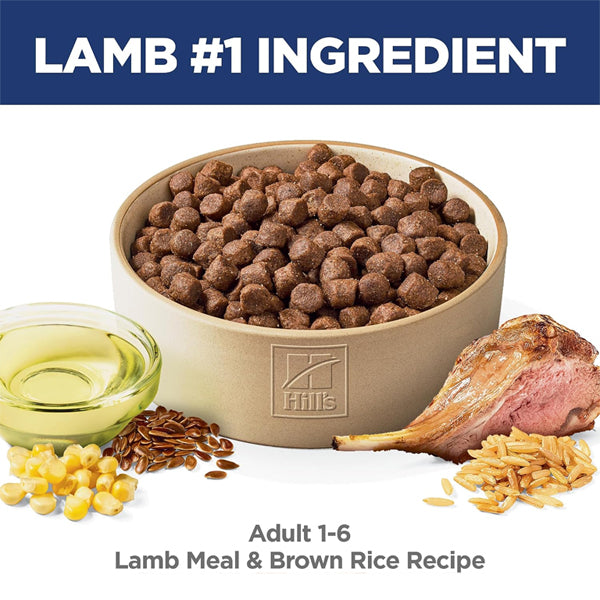 Hill's Science Diet Adult 1-6 Dry Dog Food Lamb Meal & Brown Rice 33lb Hill's Science Diet