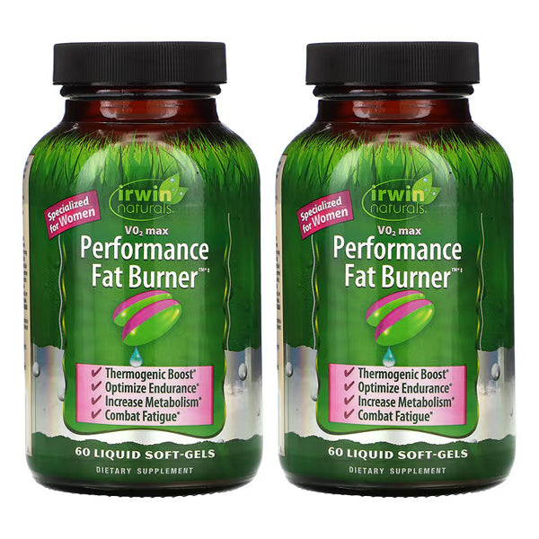 2 Pack - Irwin Naturals V02 Max Performance Fat Burner 60 Count Each