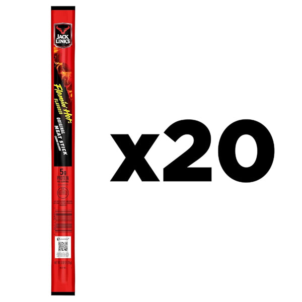 20 Pack - Frito Lay Jack Link's Meat Stick Flamin' Hot Jerky Stick