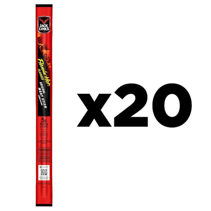 20 Pack - Frito Lay Jack Link's Meat Stick Flamin' Hot Jerky Stick