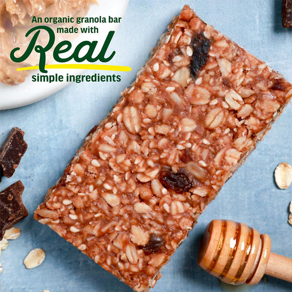 Kate’s Real Food Organic Granola Bars Peanut Butter & Dark Chocolate 12 Count Kate's Real Food