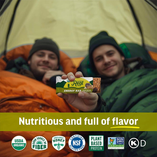 Kate’s Real Food Organic Granola Bars Peanut Butter & Dark Chocolate 12 Count Kate's Real Food