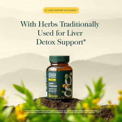 Gaia Herbs Liver Cleanse Liver Health Support 60 Vegan Capsules Gaia Herbs