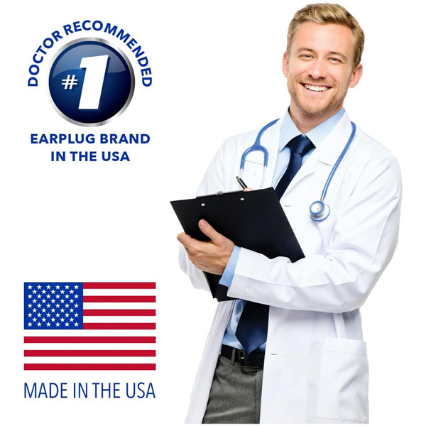 Mack's Ultra Soft Foam Earplugs 100 Pair Bag 33dB Highest NRR Comfortable Ear Plugs Mack's