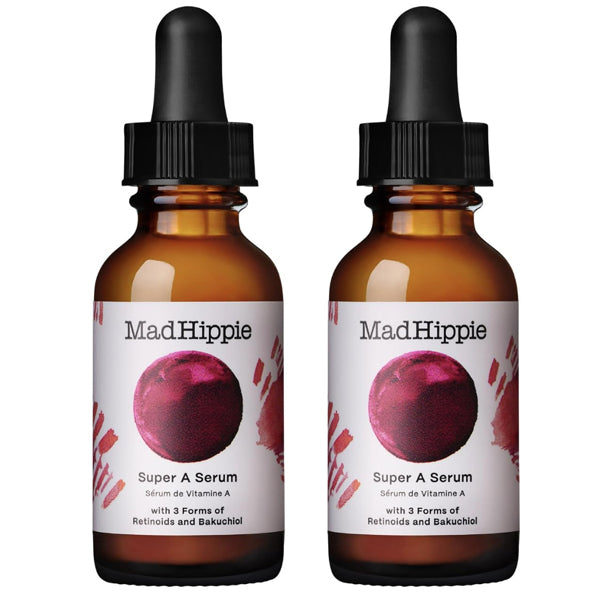 2 Pack - Mad Hippie Super A Serum Potent Skin Repair & Anti-Aging Serum 1.02oz