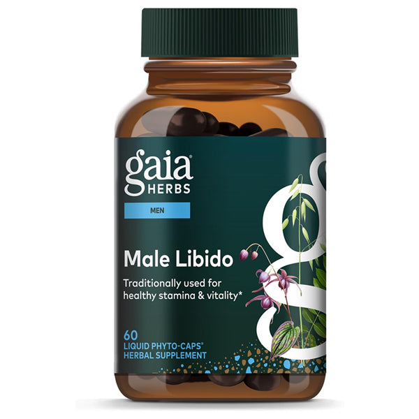 Gaia Herbs Male Libido Herbal Supplement 60 Vegan Capsules Gaia Herbs