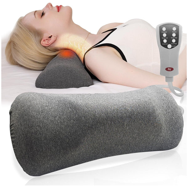 Electric Cervical Neck and Shoulder Relaxer with Heat and Height Adjustment