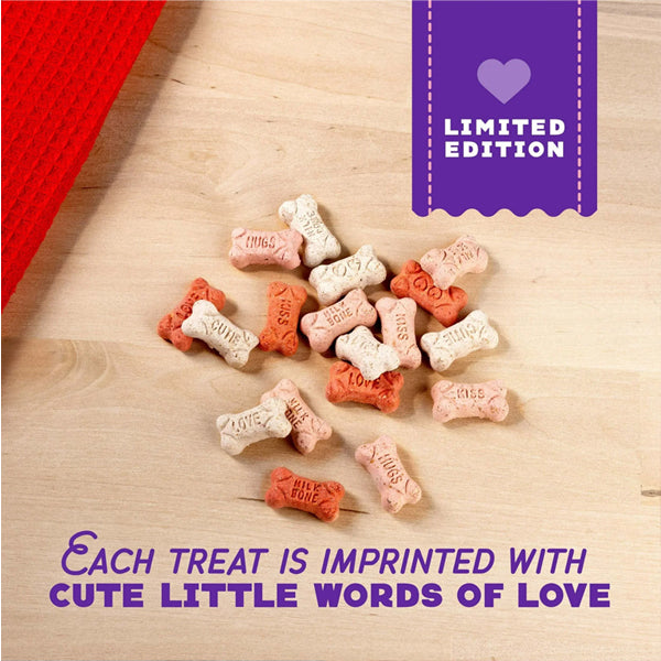 4 Pack - Milk Bone Sweetheart Snacks Mini’s Dog Treats 25oz Canister