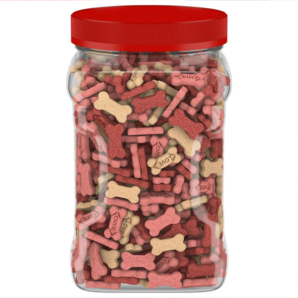 4 Pack - Milk Bone Sweetheart Snacks Mini’s Dog Treats 25oz Canister