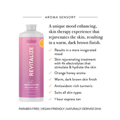 MineTan Professional Revitalize Pro Spray Mist 1L MineTan