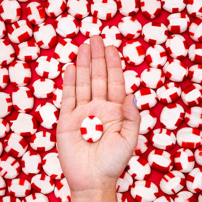 2 Pounds - Red Bird Soft Peppermint Candy Puffs Individually Wrapped Peppermint Mints Red Bird