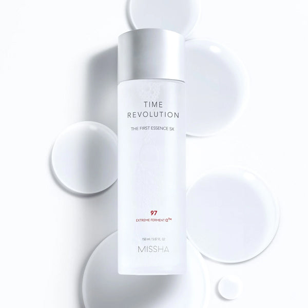 Missha Time Revolution 5X Essential Care Set 5.07 Oz Essence & 1.69 Oz Cream Missha