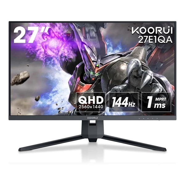 KOORUI 27" 144Hz Gaming Monitor QHD (2560 x 1440p) VA Screen