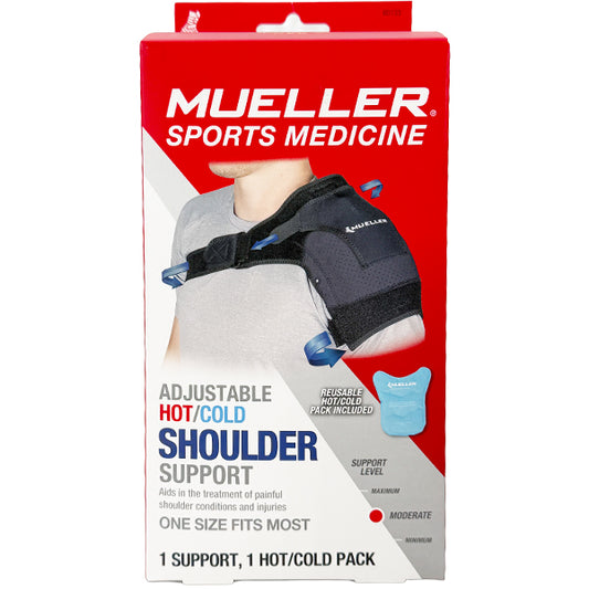 Mueller Adjustable Reusable Hot & Cold Shoulder Support Mueller
