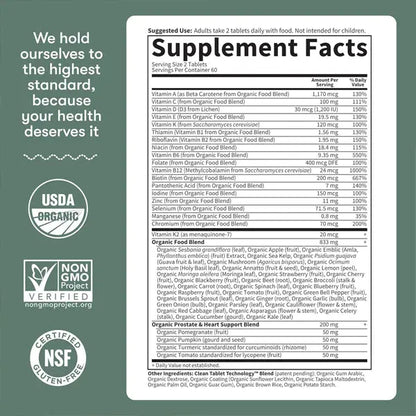 Garden of Life Organics Men's 40+ Multivitamin with Prostate Support 120 Count Garden of Life