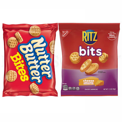 Nabisco Bulk Snack Pack Oreo Chips Ahoy Ritz Nutter Butter Sour Patch Kids 38 Pc