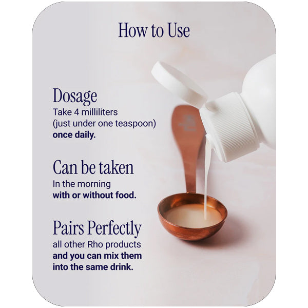 Rho Nutrition Liposomal NAD+ Supplement for Cellular Health 4oz