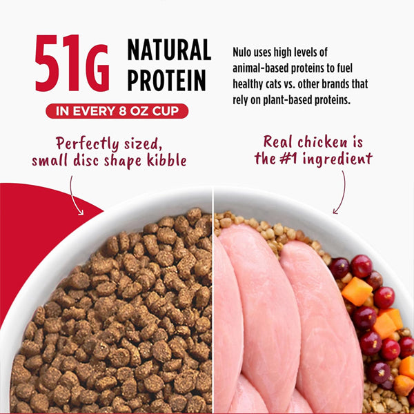 Nulo Freestyle High Protein Cat & Kitten Dry Food Chicken & Cod Recipe 14lb Nulo