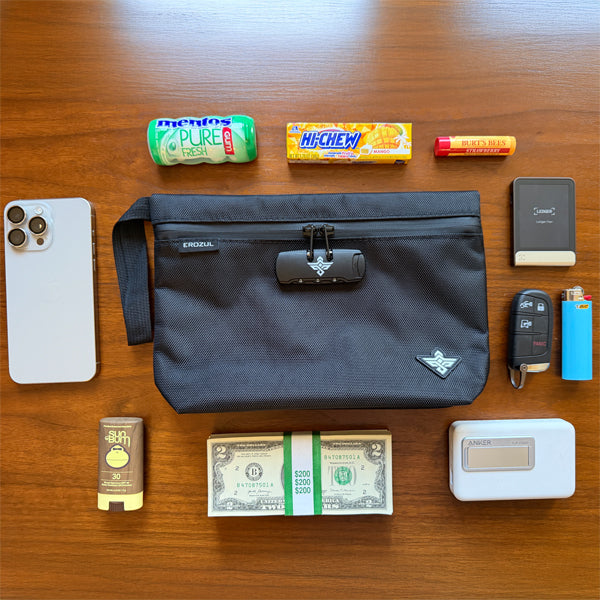 Erozul Orion Smell Proof Bag With Combination Lock 11"